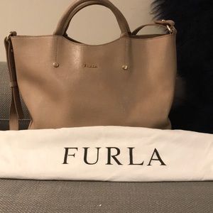 Furla Coated leather tote